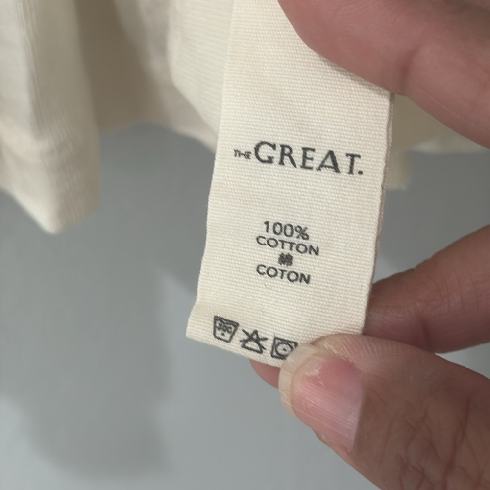 The Great Women's Peplum Top Spring Summer Vacation Wear lightweight Size 0 - Picture 3 of 7